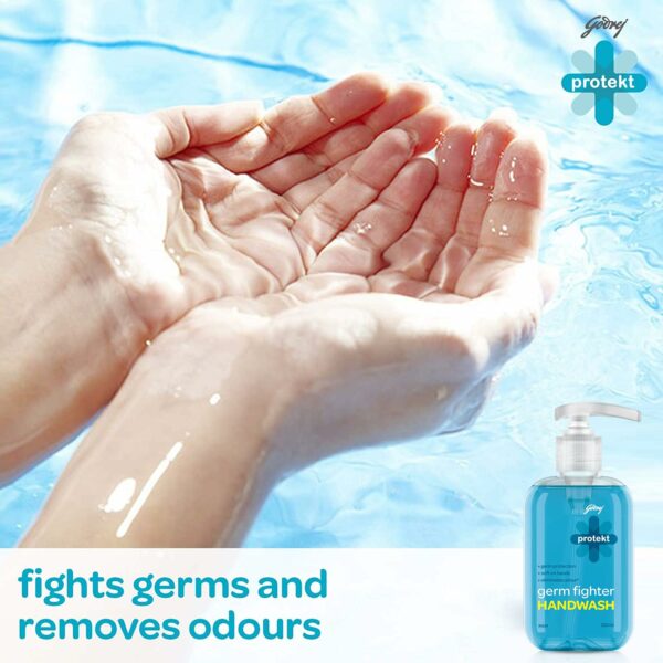 Germ Fighter Handwash Refill Pack - Aqua - 1.5 L - Image 3