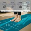 6mm TPE Alignment Yoga Mat with Strap - Anti-Slip, Durable, 24x72 inch