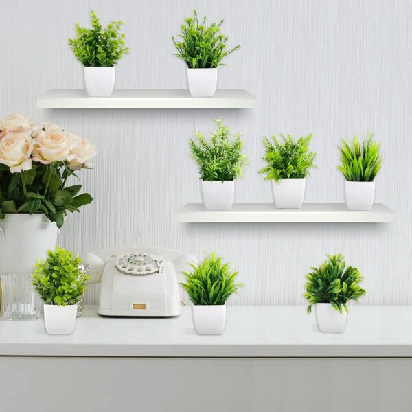 8 Pack Artificial Eucalyptus Plants for Home Decor - Image 6