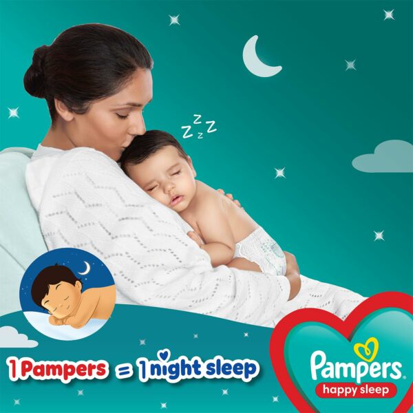 Happy Sleep Pant Style Diapers, Small (S), 62 Count, Anti Rash Shield - Image 2