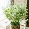 5 Pcs Artificial Baby?s Breath Flowers for Home Decor