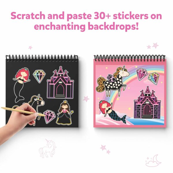 Magical Scratch Art Book for Kids - Unicorns & Princesses - Image 5