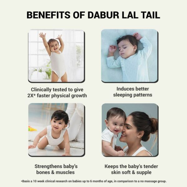 Ayurvedic Baby Oil for Faster Growth - 100 ml - Image 4