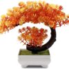 Artificial Bonsai Tree Desk Decor for Home or Office