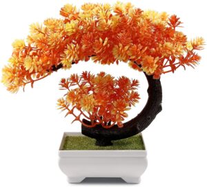 Artificial Bonsai Tree Desk Decor for Home or Office