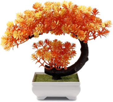Artificial Bonsai Tree Desk Decor for Home or Office