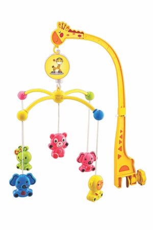 Rotating Giraffe Musical Rattle for Baby Cradle | Jhoomer