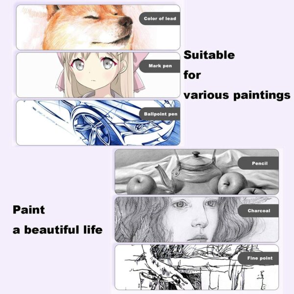A5 Spiral-Bound Sketchbook Set - 50 Sheets, Acid Free Paper - Image 5