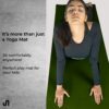 Extra Thick Yoga Mat 4mm with Carry Strap - Army Green