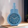 Stylish Violin-Shaped Alarm Clock for Heavy Sleepers - Blue