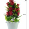 Artificial Mixed Floral Arrangements in Elegant Ceramic Pot
