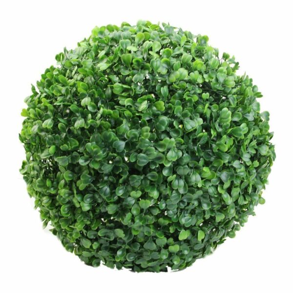 Plastic Boxwood Buxus Grass Hanging Topiary Ball - 32 cm Green - Image 3