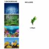 Mini Fish Aquarium Tank with LED Light and Filter - 14L