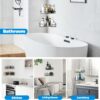 Version 1.0.0 Space-Saving Metal Bathroom Corner Shelf - 2 Pcs