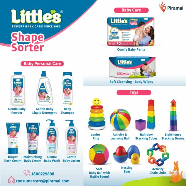 Shape Sorter Cube for Kids | 24 Multi-Color Shapes | Motor Skills Development - Image 6