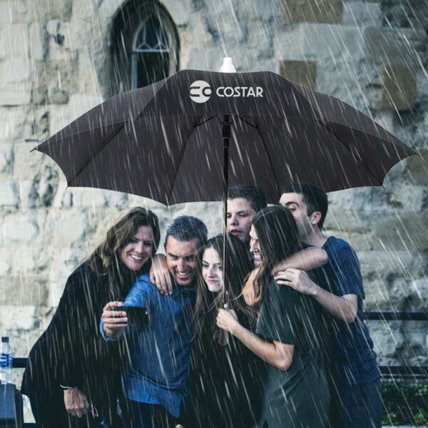 Large 48 Inch Auto Open Golf Umbrella with UV Protection - Image 4