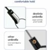 Large Automatic 3-Fold Windproof Umbrella with Travel Cover
