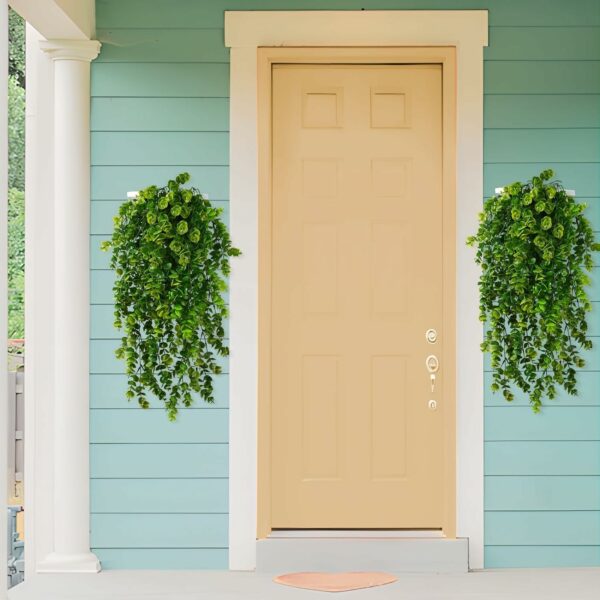 Artificial Hanging Fern Vine - 1Pcs Faux Ivy Leaves for Indoor & Outdoor Decor - Image 6