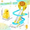 Small Duck Slide Stair Climbing Toy with Lights & Music