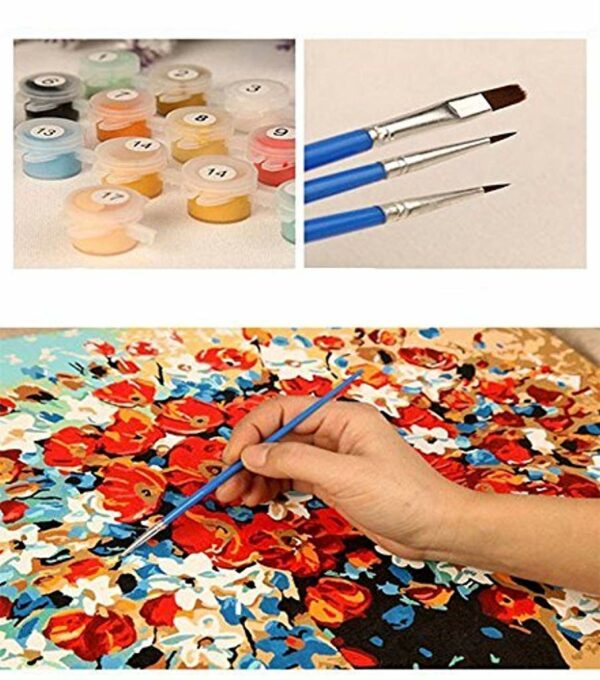 DIY Paint by Numbers Kit for Adults - 16x20 Inch Multicolor - Image 3