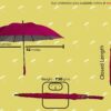 Large UV Protective Golf Umbrella - 52 Inch Canopy