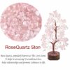 Handmade Agate Gemstone Bonsai Money Tree - 10in, 300 Beads
