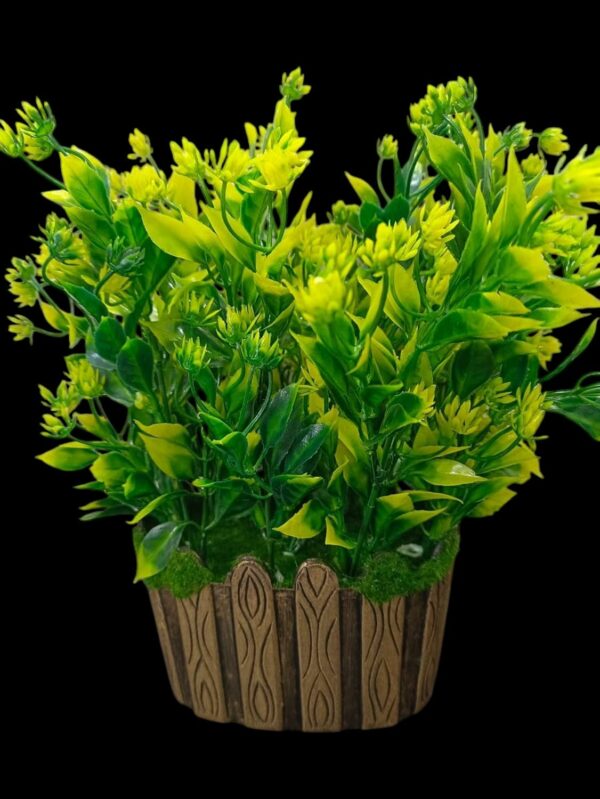 Artificial Green Bonsai Plant with Pot - 25cm for Home & Office Decor - Image 4