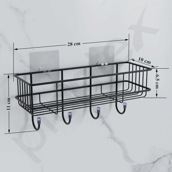 Self Adhesive Bathroom Shelf - Durable Wall Organizer - Image 2