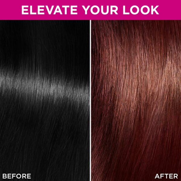 Semi-Permanent Hair Colour, Ammonia-Free, Darkest Brown 300, 87.5g+72ml - Image 4