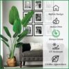 5 Foot Artificial Silk Bird of Paradise Palm Tree - Potted Plant