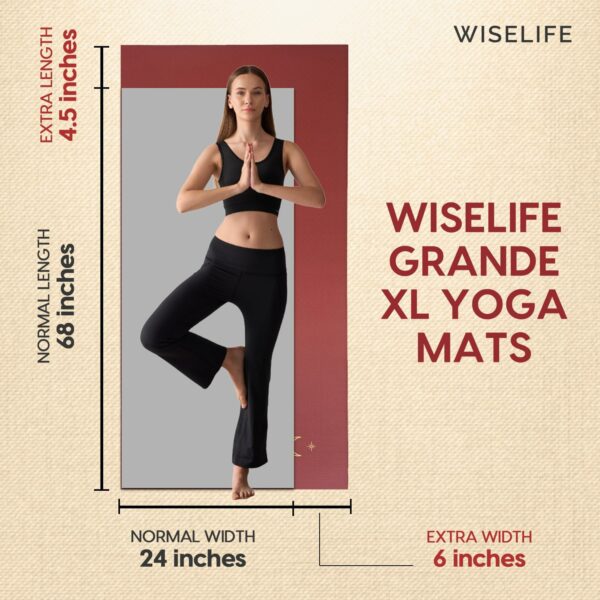 Extra Thick XL TPE Yoga Mat with Strap for All Workouts - Image 2
