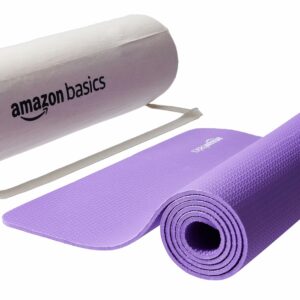 6 MM Thick Anti-Slip Yoga Mat with Carry Bag - Purple