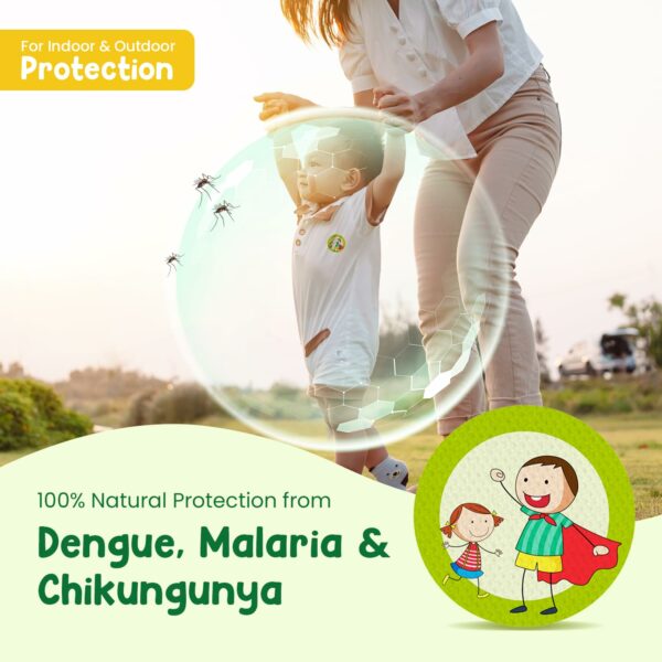 Natural Mosquito Repellent Patches for Babies - 12hr Protection - Image 2