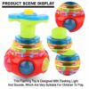 LED Spinning Top Toy with Music - Educational & Safe for Kids