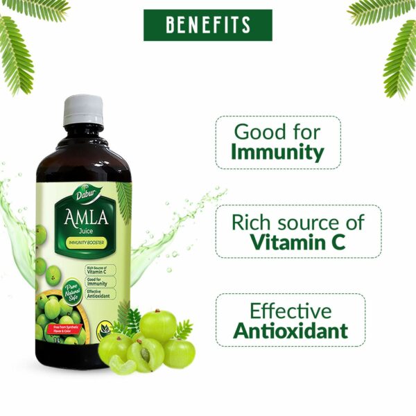 Amla Juice 1L - Natural Vitamin C for Hair & Skin Health - Image 4