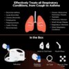 Compressor Nebulizer Machine for Adults & Kids with Flow Adjuster