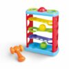 5-Tier Ball Ramp Tower with 3 Spinning Activity Balls for Toddlers