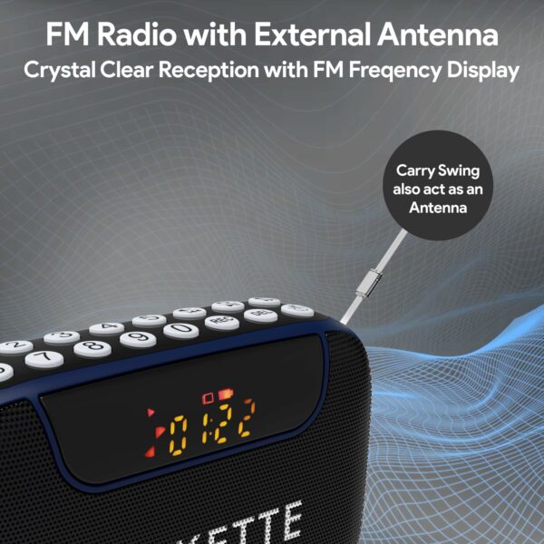 5 in 1 Portable FM Radio with Bluetooth & Recording - Image 4