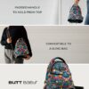 Ergonomic Baby Carrier with Hip Seat & In-Built Diaper Bag