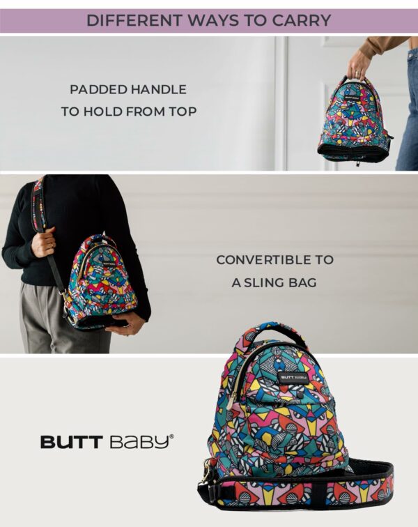 Ergonomic Baby Carrier with Hip Seat & In-Built Diaper Bag - Image 4