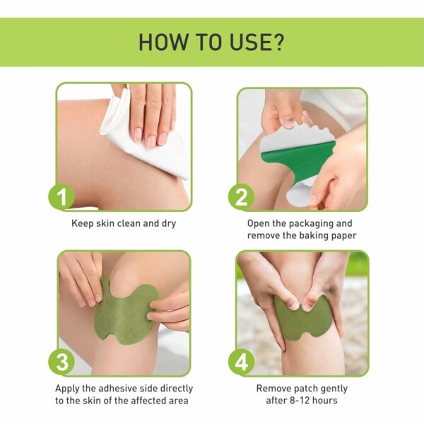 Herbal Knee Pain Relief Patches - Natural Support & Inflammation Relief - Image 3