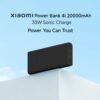 20000mAh Power Bank with 33W Fast Charging & Type-C Ports