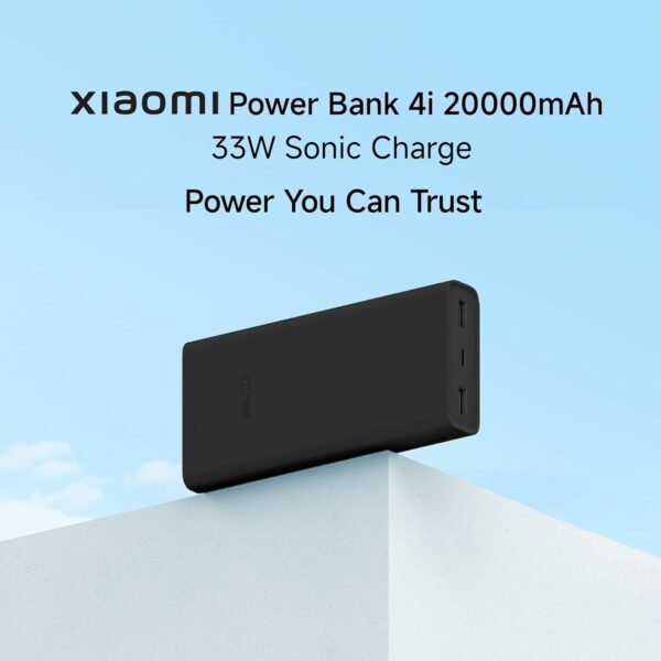 20000mAh Power Bank with 33W Fast Charging & Type-C Ports - Image 2