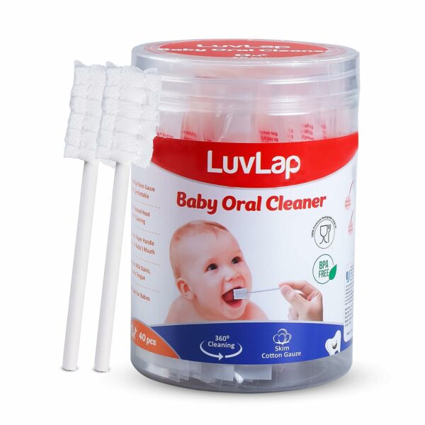 40pcs Baby Oral Care Swabs for Cleaning Teeth & Gums