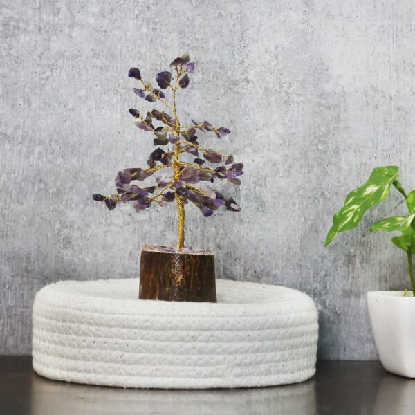 Amethyst Crystal Tree - 100 Beads, Feng Shui Decor, 4 Inch - Image 6