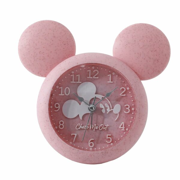 Mickey Mouse Shaped Alarm Clock for Heavy Sleepers - Pink - Image 2
