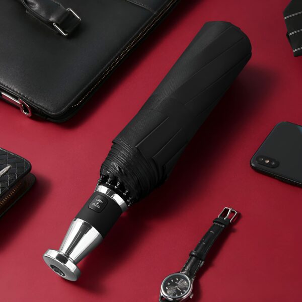 Heavy-Duty Automatic Open/Close Umbrella with UV Protection - Image 5