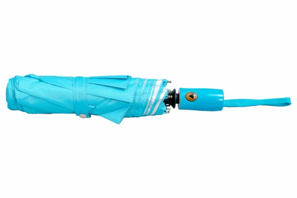 3 Fold Automatic Open Umbrella with UV Protection - Blue - Image 2