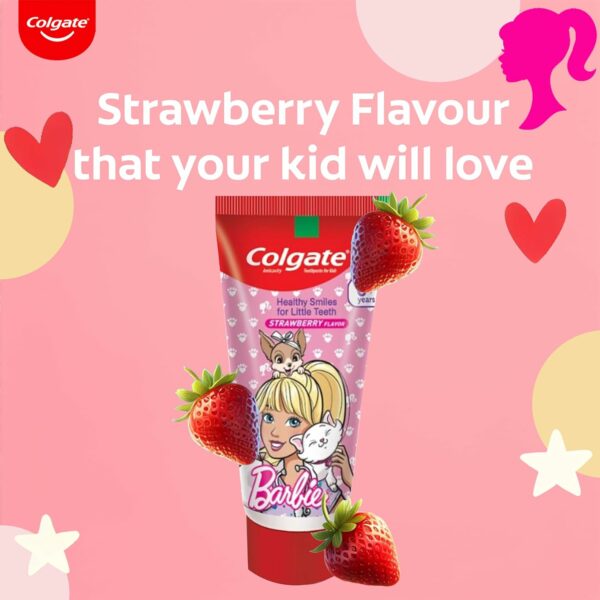 Kids Strawberry Toothpaste for Cavity & Enamel Protection - Image 6