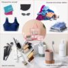 Clear Makeup Pouch Set - Waterproof Cosmetic Organizer Bag